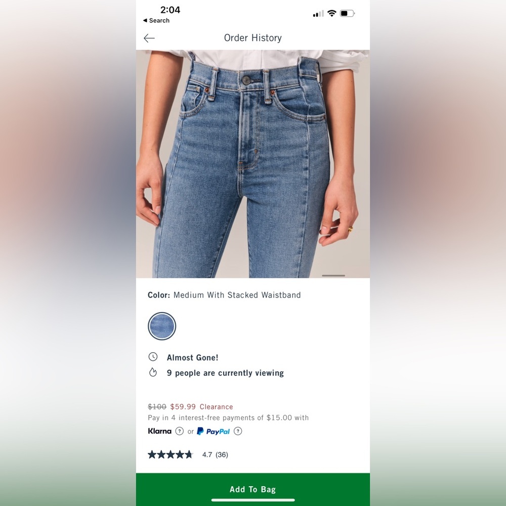 Abercrombie & Fitch jeans
